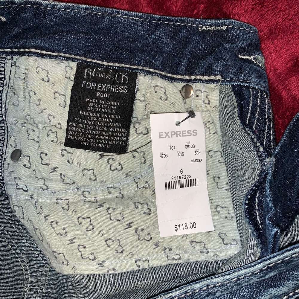 Express Rerock Boot Cut Jeans - Picture 4 of 4
